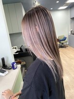 ワンスタイル(One style)  【ケアブリーチ2回】バレイヤージュ＋髪質改善トリートメント