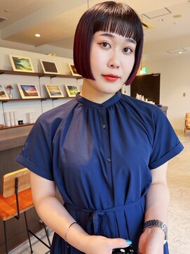 ドレープ(Dreap) 切りっぱなしボブ[祐加子]