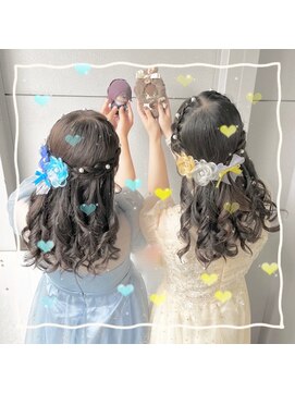 秋葉原 コットンアニュー(cotton anew) 二人でヘアセット おすすめアレンジ