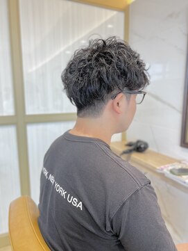 ラポールヘアー(rapport hair) 刈り上げマッシュ×パーマ＊