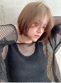 透明感カラー/ボブ/前髪なし/平塚美容室/湘南
