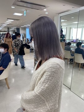 ケンジ 平塚ラスカ店(KENJE) パープルシルバー/ケアブリーチ/ハイトーン/湘南/平塚