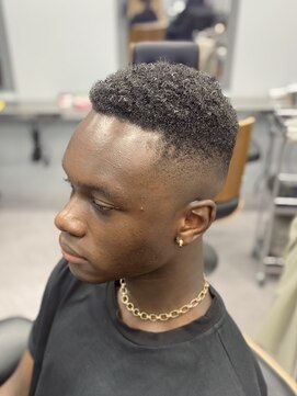 アイコン ブルー メンズ(I-CON #blue MEN'S) ☆癖毛×ハイフェードスタイル☆