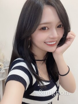 ミニョン(& mignon) アッシュブラック