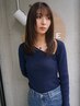 低温やわ髪ストレート+カット ￥20900