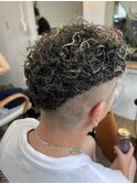 極道パーマ、メッシュ