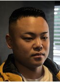 アイロンパーマ スキンフェード フェード メンズ