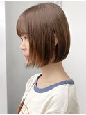 ブリーチなしダブルカラーマロンベージュくすみベージュ名古屋