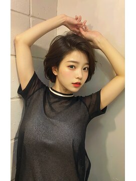 オリジンズヘアーセカンド 守谷店(Origins hair 2nd) ショート×白髪ぼかしカラー×BYKARTE TR