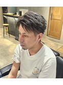 フェザーショート ツーブロック