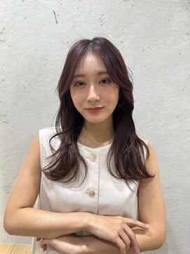 ロンドプランタン 恵比寿(Lond Printemps) ワイドバングイメチェン美髪外ハネボブ+レイヤーカット韓国