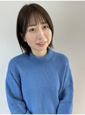 ショートボブハイライトレイヤーカットヘアセット髪質改善天文館