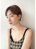 ショートカットショートヘアコンパクトショートボブ丸みショート