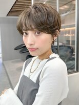 ロンドシエル 横浜(Lond ciel)&nbsp;オリーブグレー/レイヤーカット/黒髪/マロンベージュ/横浜