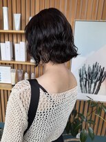 キュオンシア(CUEON. ciea)&nbsp;ボブパーマ×グレージュ