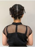 ツインヘアアレンジ