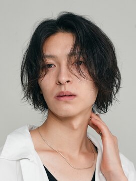 フィフス トウキョウ (fifth TOKYO) 渋谷ルーズパーマメンズパーマセンターパートウルフ30代