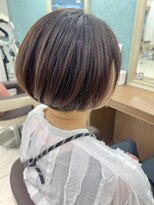 アッシュ 下北沢店(Ash)&nbsp;くせ毛さんでもおさまる柔らかい縮毛矯正の刈り上げショートボブ