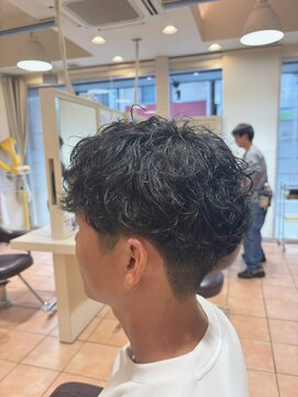 バサ 久米川店(BASSA) メンズ/強めシャドウパーマ