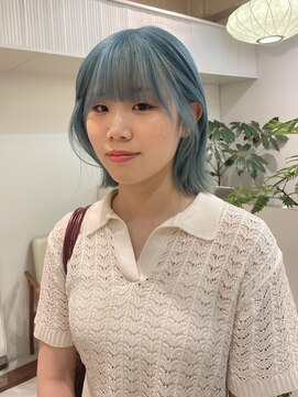 ミーム 原宿 表参道(meme) ダブルカラー/ハイトーンカラー/ケアブリーチ/インナーカラー