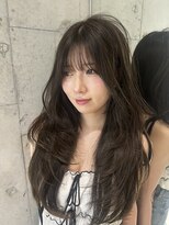 ロンドルピナス 小倉(Lond Lupinus)&nbsp;黒髪カタログ/オリーブグレー/ココアベージュ/小顔に見せるヘア