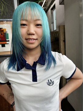 フィン(fin,) fin, ケアブリーチカラー/ハイトーン/ダブルカラー/パーマ/天神