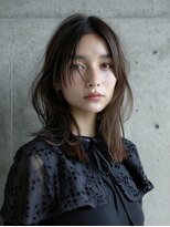 アンドレイ 表参道(andrey)&nbsp;着物ヘア/大人ガーリー/ダークアッシュ/似合わせカット/表参道