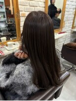 シャルム(charme) 暗髪 ルフレカラー バイオレットブラウン 透明感カラー