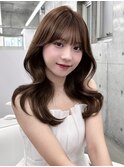 上品韓国ヘアラベンダーグレージュ