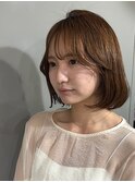 シンプル韓国ボブレイヤーカットレイヤーボブ大人女性20代30代