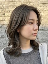 ルシード スタイル リコット(Lucido Style Ricotto)&nbsp;大人可愛いミディアムレイヤーウルフカット小顔透明感カラー30代