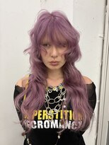 クク 渋谷(QUQU)&nbsp;くすみ　ピンク　春カラー　ロング