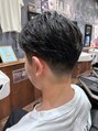 チルチェア 中野(CHILL CHAIR) ツーブロック×前髪上げ流し