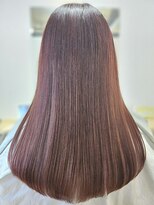 ロカ バイ ティアトロ ヘア サロン(ROCA by teatro hair salon)&nbsp;ニュアンスカラー ピンク セミロング 髪質改善 ダブルカラー