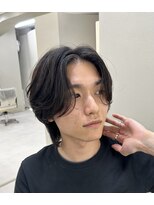アイドットプラス 札幌大通り(i.+ODORI)&nbsp;メンズ/センターパートウルフ/自然な毛流れで簡単スタイリング