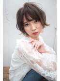 ひし形ショートボブ
