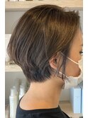 ドライだけでまとまる簡単オトナショートボブスタイル♪