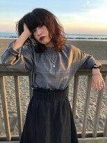 ヘアアンドデザイン ネイビー(Navy) 【雑誌掲載】ルーズウェーブ×ダーク系カラー×クール