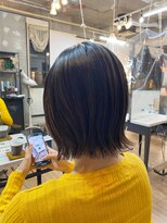 トハコ(&haco)&nbsp;黒髪×軽めの切りっぱなしボブ☆