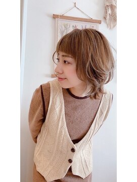 ヘアーアンドメイク グリーン(hair&make green) ゆるふわウルフスタイル【東十条/王子/赤羽/イルミナカラー】