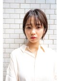 シルバーカラーサイドグラデーションスリークショート