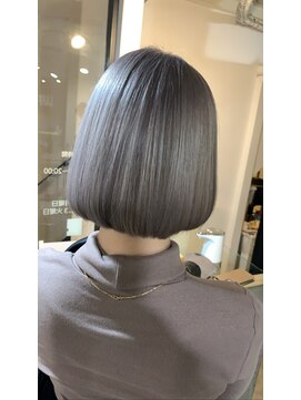 ラフ 難波店(LAFF) #黒髪#ボブルフ#ネビージュ#小顔#ワンレン