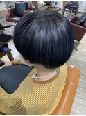 【ayame大泉学園】ブルーブラック_ブリーチオンカラー_暗髪4