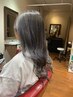 【ハイライトカラー】ブリーチメッシュ10枚＋カラー 【￥8400】