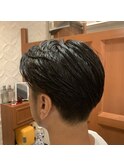 メンズカット×ナチュラルツーブロック×フェード<理容室>