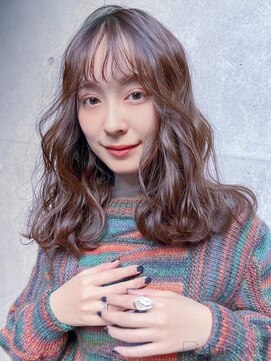 オーブ ヘアー シャノン 都城店(AUBE HAIR shanon) 20代・30代_大人可愛い_コテ巻き風パーマ