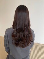 ラヴィズム 松崎店(LUVISM)&nbsp;髪質改善/セミロング/コテ巻き/ベージュ新潟東区松崎