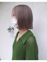 シェミール(CHEMIR)&nbsp;切りっぱなしボブ×ハイトーンカラー【四日市】