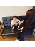 【お子様とご一緒の方オススメ!】カット+カラー+トリートメント+キッズカット