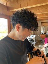 エイム オブ ガーネット aim of garnet メンズパーマ!